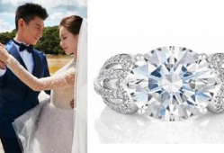 明星婚礼钻戒,明星婚礼钻戒背后的浪漫故事