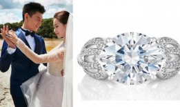 明星婚礼钻戒,明星婚礼钻戒背后的浪漫故事